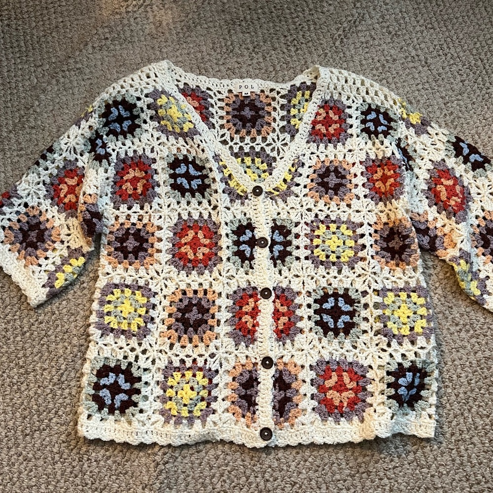 Crochet sweater